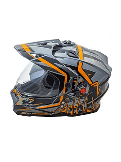 Шлем AiM JK802S Orange/Grey/Black, XL pitbikemarket.ru